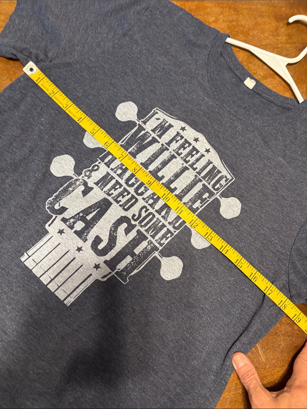 Gray Graphic Tee - 'I'm Feeling Willie Haggard' - Picture 5 of 6